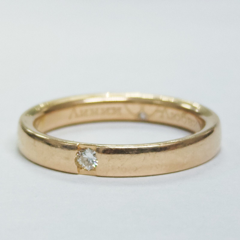 Б/у кольцо с 2 бриллиантами Линии Любви, золото 585 II Категория, вес 3.48 г. в Кошелекъ - Самара цена: 18 500р.