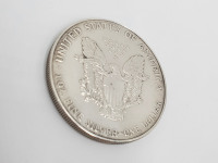 Монета 1 Доллар, серебро II категория 925, вес 31.62 г.