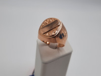 Кольцо печатка, золото 585 II Категория, вес 9.83 г.