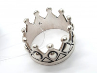 Кольцо Корона, серебро 925, вес 6.23 г.