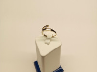 кольцо из белого золота с бриллиантом, золото 585 IV Категория, вес 2.58 г.
