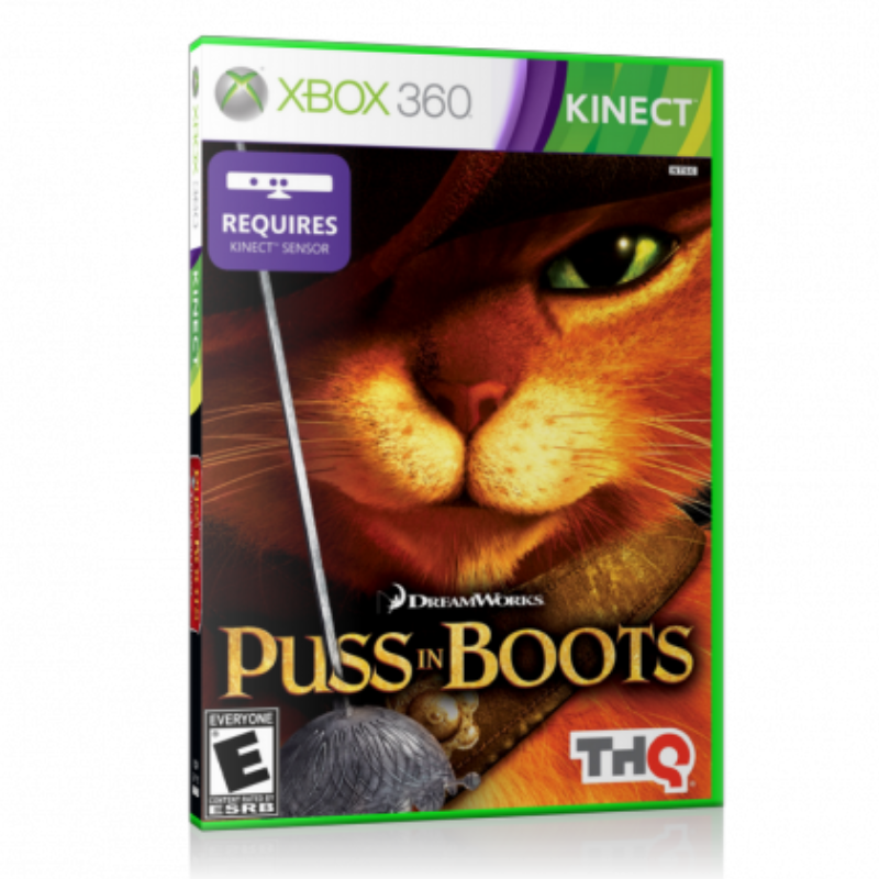 Диск для Xbox 360 Кот в сапогах (Puss in Boots)