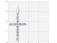 Крест , серебро 925, вес 1.48 г.