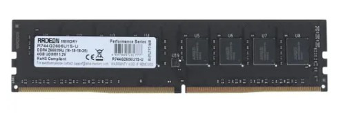 Оперативная память DDR4 AMD Radeon R7 Performance Series [R744G2606U1S-U] 4 ГБ