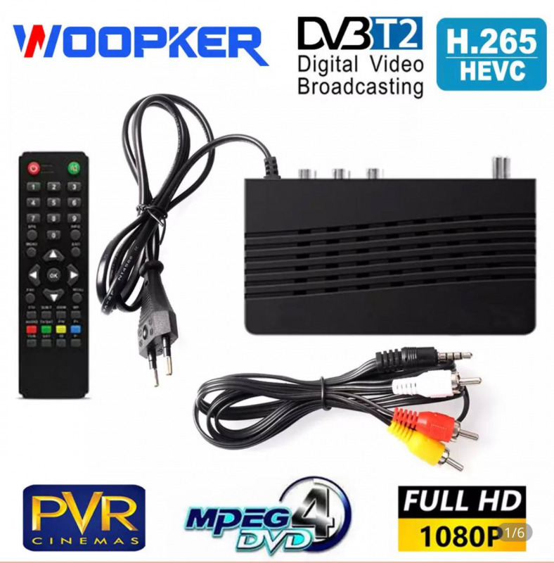ТВ-тюнер woopker DVB T2 HD 1080 (НОВЫЙ)