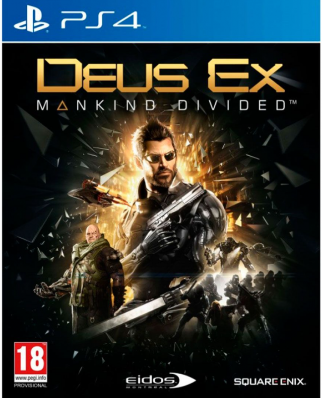 Диск PS4 Deus Ex: Mankind Divided
