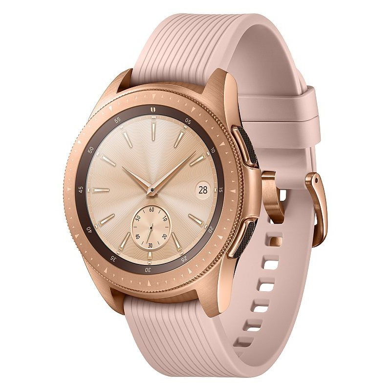Смарт-часы Samsung Galaxy Watch 42мм Super Amoled Розовое золото (SM-R810)