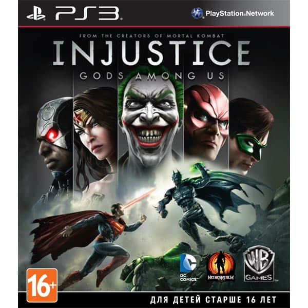 Диск для PS3 Injustice Gods Among Us