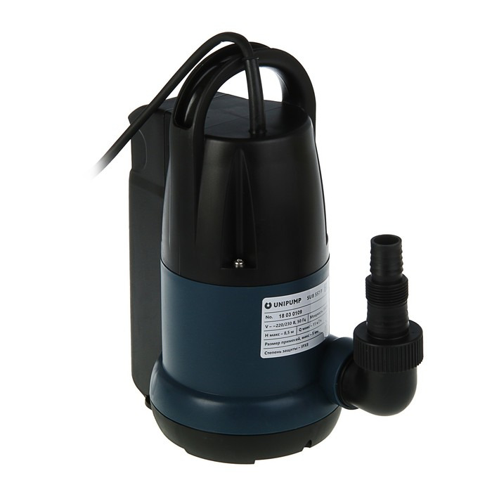 Дренажный насос для чистой воды UNIPUMP Sub 557 P (550 Вт)
