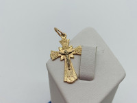 Крест, золото 585 III Категория, вес 1.69 г.